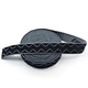 Combining modern design and functionality, this black nylon elastic band with a unique silicone wave pattern is perfect for enhancing the style and comfort of your wardrobe.
